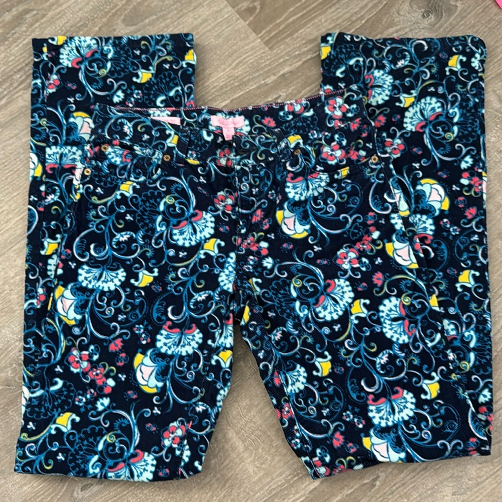 Lilly Pulitzer Main Line Fit size 2 corduroy pants